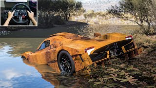 Rebuilding Pagani Zonda R Forza Horizon 5 Logitech G29 Stering Wheel Gameplay [upl. by Ettesel]