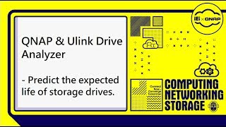 ULINK  QNAP amp Ulink drive analyzerPredict the expected life of storage drivers｜QNAP 2019 Computex [upl. by Claudine591]