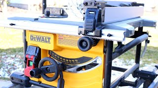 Dewalt Table Saw Review Looking at the new updated Compact Dewalt DWE7485 Table Saw [upl. by Thacker]