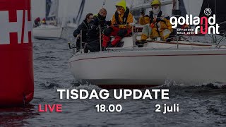 Race Update Tis 2 juli 1800  Gotland Runt 2024 [upl. by Yrad]