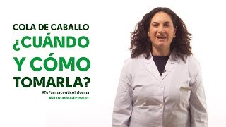 Cola de caballo cuándo y cómo tomarla Tu Farmacéutico Informa  PlantasMedicinales [upl. by Bonucci]