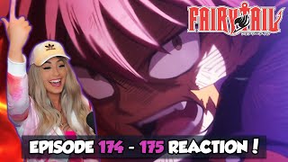 NATSU VS STING amp ROGUE 🔥 Fairy Tail Episode 174 amp 175 Reaction  Review [upl. by Eetak]