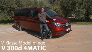 2019 MercedesBenz V 300d 4MATIC Fahrbericht  Motorempfehlung und Neue Luxussitze  Autophorie [upl. by Tegan]