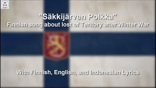 Sakkijarven Polkka  Finnish Song  With Lyrics [upl. by Annauj]