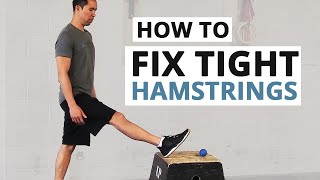 How to Fix Tight Hamstrings HINT Static Stretching Doesnt Work [upl. by Samella]