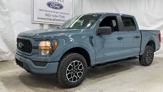 Area 51 Blue 2023 Ford F150 STX Review  MacPhee Ford [upl. by Charlot]