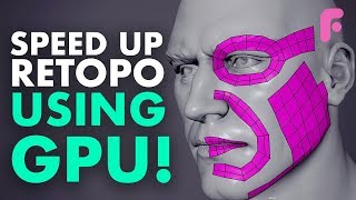 How to Speed up Retopo In Maya  GPU Trick [upl. by Salaidh571]