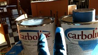 How to mix carboline coating linings fireproof [upl. by Aubry]