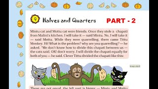 Class 4 Maths Chapter 9  Halves and Quarters Full Chapter Explanation amp Exercise [upl. by Sigrid]