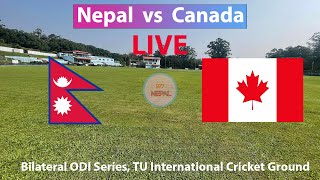 🔴LIVE Nepal vs Canada 1st ODI Cricket Match Live [upl. by Redman]