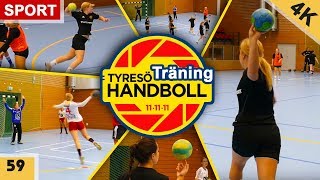 Tyresö Handboll träning tjejer [upl. by Wolliw]