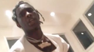 Young Thug And Migos Shoot Dice In Studio While Working On New Album [upl. by Yennaiv396]