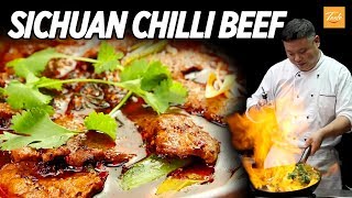 Mouthwatering Szechuan Beef • Sichuan Recipe • Taste Show [upl. by Latimer387]