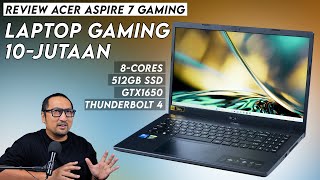 Laptop Gaming Harga 10 Juta Review Acer Aspire 7 Gaming [upl. by Dan]