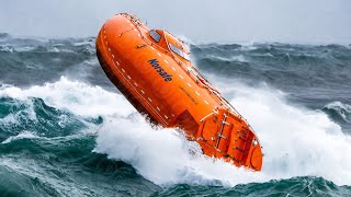 Storm Rescue Why MONSTER Waves Cant Sink the Safest LIFEBOATS During Worst Storms [upl. by Akenihs]