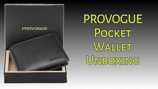 PROVOGUE Men Casual Formal Travel Black Wallet Purse [upl. by Bunni]