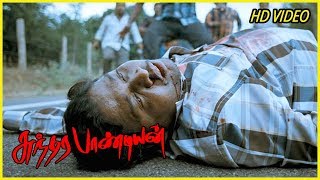 Sundarapandian  Appukutty stalks Lakshmi  Appukutty dies in an argument  Sasikumar gets arrested [upl. by Dagney19]