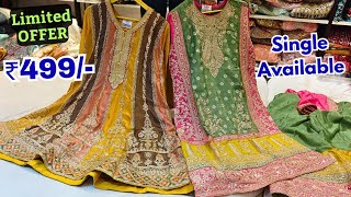 Readymade Fancy Suits at ₹499  Single Available  Pakistani Suits Hyderabad market [upl. by Annek]