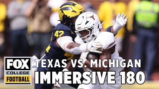 Texas vs Michigan 180 Immersive Experience  Big Noon Kickoff at Cosm Los Angeles 🥽 [upl. by Aldredge]