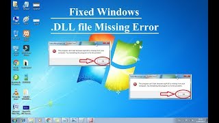 How to Fix All DLL Missing File Error in Windows PC  Windows 7XPVistaService Pack 12 [upl. by Irrek158]