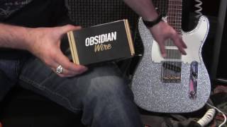 Obsidian Wire Pro Wired Electronics drop in custom 5 way Telecaster solderless guitar pickup harness [upl. by Lemar]