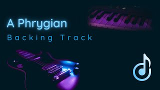 A Phrygian  Backing track for guitar [upl. by Annaohj820]