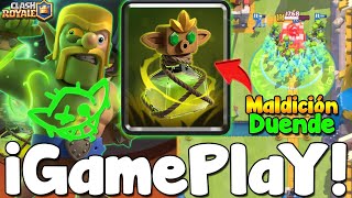 HECHIZO MALDICIÓN DUENDE ESTADÍSTICAS Y GAMEPLAY 🔥 SNEAK PEEK SEASON 60 CLASH ROYALE 😍 Ione Gamer [upl. by Waverley]