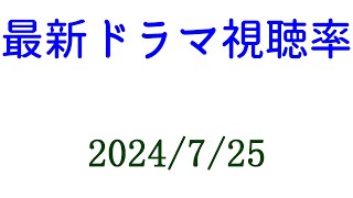 科捜研の女 視聴率大きく下がる！2024年7月25日付☆ドラマ視聴率速報！ [upl. by Amocat609]