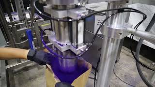 AMS Filling Systems A100 Auger Filler Powder Demonstration [upl. by Ogdon]