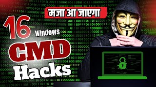 16 Best 🟥CMD Commands HACKS मजे ही मजे TRY NOW [upl. by Ahseikan72]