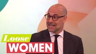 Stanley Tucci On UK Living  Loose Women [upl. by Abel]