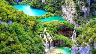 Croatias amazing PLITVICE Stunning view from drone [upl. by Eitsim126]