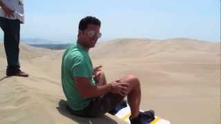 Sandboarding in Huacachina Peru [upl. by Heilner213]