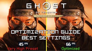 Ghost Of Tsushima  OPTIMIZATION GUIDE  Every Setting Tested  Best Settings [upl. by Delbert693]