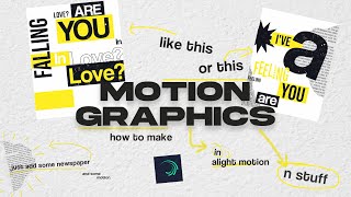 Motion Graphics Tutorial in Alight Motion like y6richo  Tutorial 15 [upl. by Dnomal]