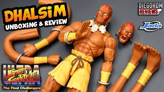 DHALSIM Jada Toys O melhor de todos Ultra Street Fighter II Unboxing e Review BR [upl. by Virge974]