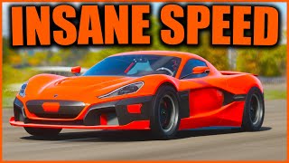 FASTEST ELECTRIC DRAG CAR How to tune Rimac Concept 2 for Drag racing [upl. by Ardnac]