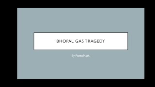 Bhopal Gas Tragedy [upl. by Sharos]