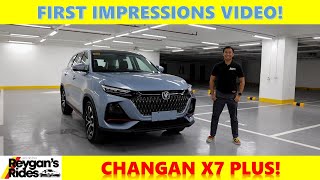 Changan X7 Plus  First Look Car Feature [upl. by Haerr779]