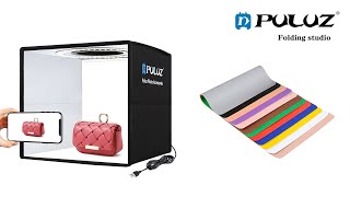 PULUZ 25cm Folding Portable Photo High CRI Lighting Studio [upl. by Rosalyn220]