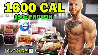 1600 Calorie Low Carb High Protein High Volume Full Day of Eating [upl. by Skrap]