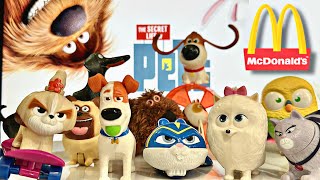 BRINQUEDOS PETS A VIDA SECRETA DOS BICHOS MC DONALDS PETER TOYS [upl. by Hajidahk542]