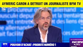 AYMERIC CARON ETEINT LE PLATEAU DE BFM et ça fait plaisir à écouter [upl. by Ferrigno854]