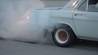 Волга с мотором от автобуса Car quotVolgaquot burnout with engine from the bus [upl. by Shirberg]