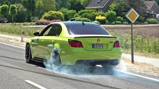 Modified BMW M Cars Accelerating M5 V10 Eisenmann M4 CSL 919HP Single Turbo M4 E30 M50 Turbo XM [upl. by Blodgett368]