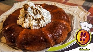 كيكة السفارين بخميرة الخبز شهية و مميزة  Recette du Savarin Chantilly [upl. by Gittel]