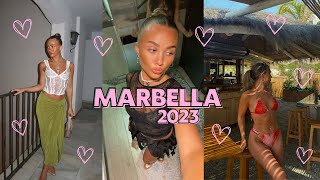 MARBELLA VLOG Come on our girls trip to Marbs 🥰👙☀️ [upl. by Fenelia426]