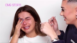 James Charles annoying Addison Rae for 2 minutes straight [upl. by Naujahs793]