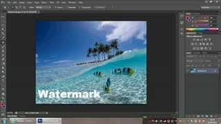 PhotoShop CS6 Removing watermarks [upl. by Harriott]