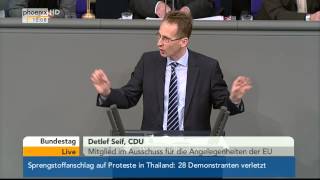 Bundestag  Arbeitsprogramm der EU am 17012014 [upl. by Macintosh]